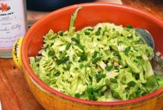 Creamy Avocado Coleslaw