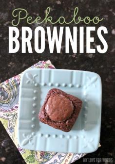 
                    
                        Super yummy chocolate brownie dessert recipe with a surprise treat inside! These are a great idea and must try desserts!
                    
                