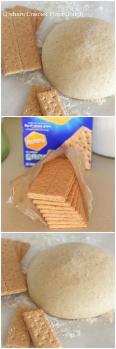 Graham Cracker Pizza Dough Recipe | Dessert Pizza