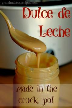 
                    
                        Dulce de Leche made in the crock pot!
                    
                