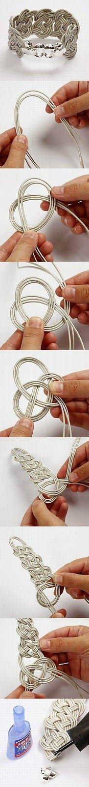 pretty diy wire bracelet