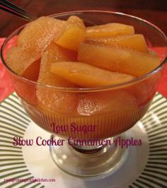 
                    
                        Low Sugar Slow Cooker Cinnamon Apples These Cinnamon Apples are made in the slow cooker, lower in sugar, and delicious!    #WarmthInACrust #ad
                    
                