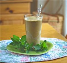 Chocolate Mint "Milkshake"--a great #vegan alternative to the sugary, fat-laden kind! #vegan #recipe