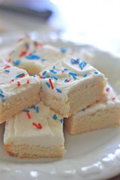iced sugar cookie bars