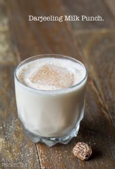 Darjeeling Milk Punch #cocktails #party