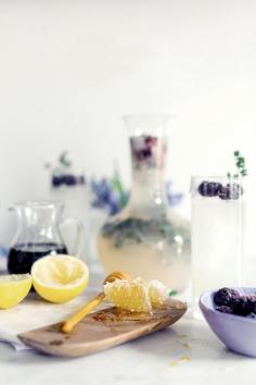
                    
                        Honey Thyme Lemonade With Sugared Blackberries
                    
                