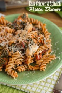 Easy chicken pasta dinner