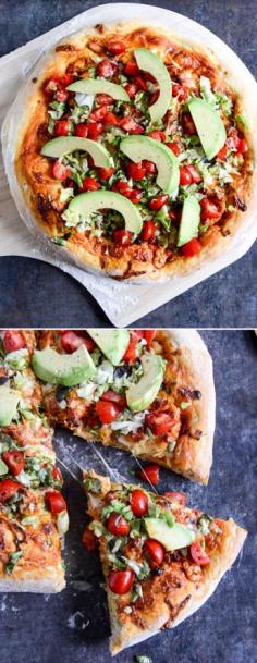 
                    
                        Chicken Enchilada Pizza I howsweeteats.com
                    
                