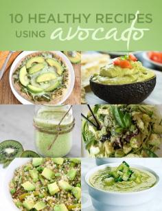 
                    
                        Wellness Wednesday: 10 Healthy Recipes Using Avocado -- definitely want to try some of these, love avocado!
                    
                