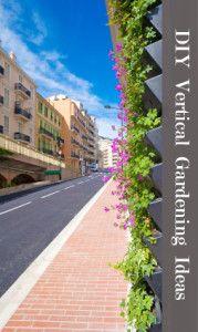 DIY Vertical Gardening Ideas - possible option for the inside walls of mobile greenhouse design