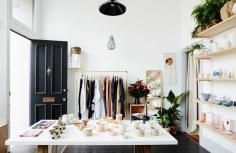 
                    
                        Brand new North Melbourne store Guild of Objects, opened by local ceramicists Brooke Thorn, Chela Edmunds and Tao Oudomvilay. Photo – Annette OBrien.
                    
                