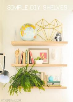 Vintage Revivals St George How To Make Simple DIY Shelves vintagerevivals