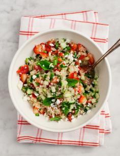 
                    
                        sara’s strawberry tabbouleh
                    
                