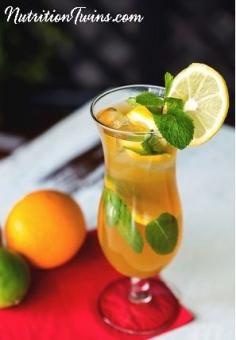 
                    
                        Sinfully Thin Mint Coconut-Lime Sangria | Only 60 Calories | Refreshing | Guilt-free | For MORE RECIPES, fitness and nutrition tips, please SIGN UP for our FREE NEWSLETTER www.NutritionTwin...
                    
                