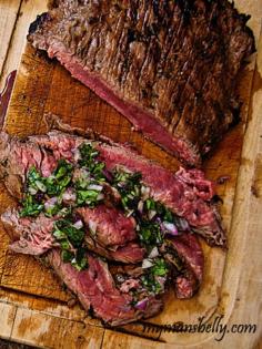 #Recipe: Brazilian Grilled Flank Steak - Dinner Made Easy #flanksteak