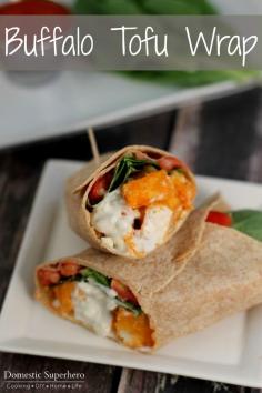 
                    
                        Buffalo Tofu Wraps
                    
                