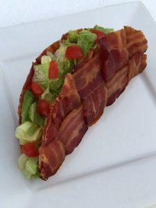 
                    
                        DudeFoods's Bacon Weave Tacos are Filled with Chopped Lettuce and Tomatoes #tacos trendhunter.com
                    
                