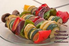 Throw Back Thursday ~ Grilled Vegetable Skewers
