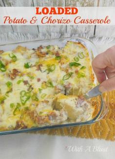 
                    
                        Gooey, creamy 2 cheeses with Bacon and Chorizo makes this a winner !
                    
                