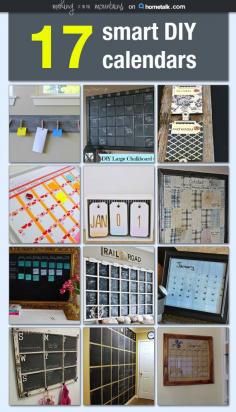 
                    
                        17 DIY Calendars
                    
                