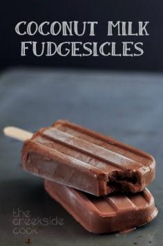 Coconut Fudgesicles for my Zoku