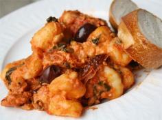 Gnocchi with Tomatoes, Pine Nuts and Spinach by Skip to My Lou.