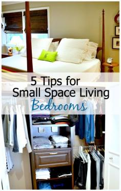 5 Tips for Small Space Living: Bedrooms