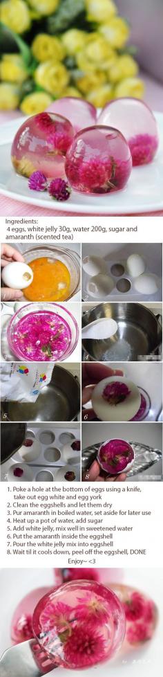 creative jello ideas | Jelly Crystal - follow me for more creative recipe ideas :D