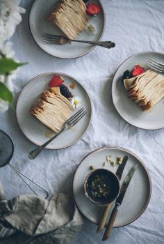 
                    
                        Call me cupcake: Crêpe cake with dulce de leche and ricotta
                    
                