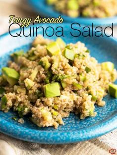 Tangy Avocado Quinoa Salad - Give Recipe