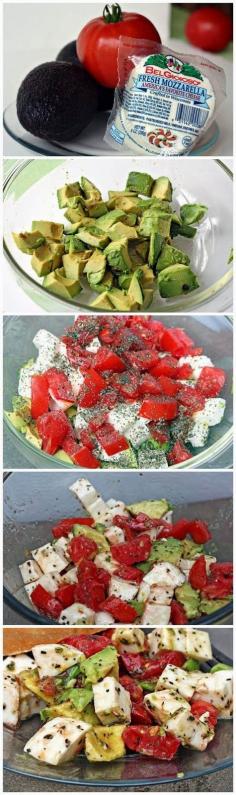 FooD Drink: Mozzarella Salad Avocado / Tomato/