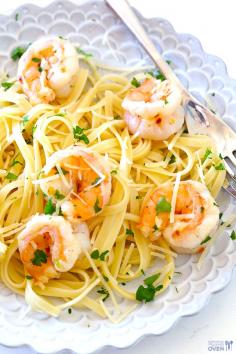 Skinny Shrimp Pasta
