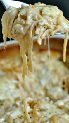 Cheesy Chicken Tetrazzini (Recipe)