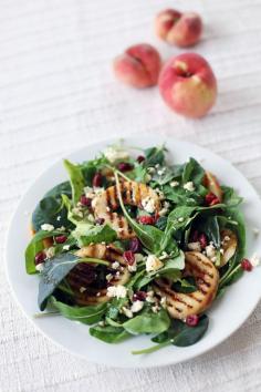 Grilled Peach Salad @angsarap