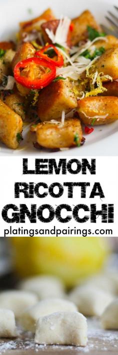 
                    
                        Delicate pillows of pasta quickly pan-fried and dressed with red chiles and lemon zest.
                    
                