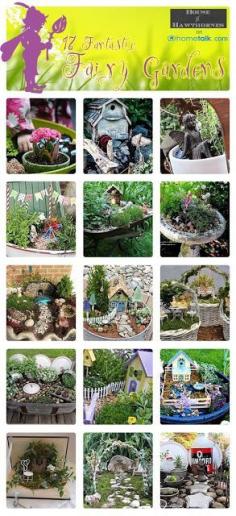 
                    
                        17 {Fantastic} Fairy Gardens ~ curated by Pam on her 'House of Hawthornes' blog. Here is the original site: www.hometalk.com/.... AWESOME ideas and tips!
                    
                