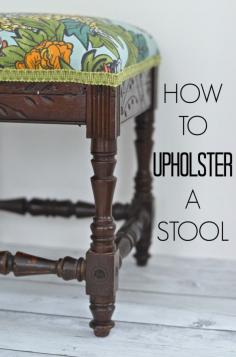 
                    
                        Upholstered stool title
                    
                