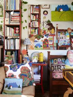 
                    
                        The eclectic home of Melbourne artist and maker Sandra Eterovic. Photo – Eve Wilson. Production – Lucy Feagins / The Design Files.
                    
                