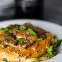 Chicken Marscapone Marsala platingsandpairings.com