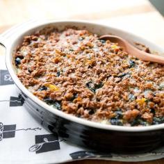 butternut squash kale bake