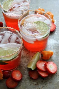 #recipe: #strawberry habanero #margarita
