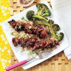 Grilled Teriyaki Steak Skewers | Healthy Beef Recipes for Dinner | AllYou.com Mobile