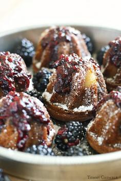 
                    
                        Spiced Pear Tea Cakes with Blackberry Jam
                    
                