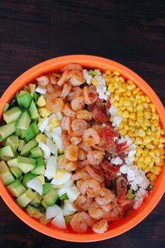 
                    
                        Cajun Shrimp Cobb Salad with Cilantro Lime Vinaigrette
                    
                
