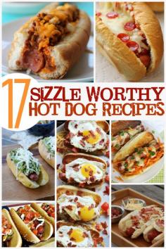 
                    
                        17 sizzle worthy hot dog recipes to throw on the grill this summer!
                    
                