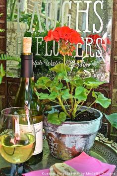 
                    
                        DIY Stencil Etched Garden Quotes on Antique Mirrors | Custom Vinyl Stencils by Modello Designs www.modellodesign...
                    
                