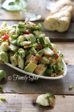 Avocado and Crab Salad with Seville Oranges                                                                                  Seville Oranges are known as bitter oranges, but I find them to be more sweet than sour.  	                           	       Recipe by Laura Bashar of                  Family Spice