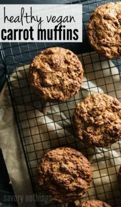 
                    
                        Love carrot cake? Then you're going to be all over this healthy vegan carrot muffin recipe! They're a perfect breakfast idea or to be enjoyed any time of the day!
                    
                