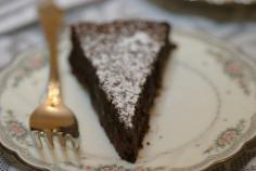 Nigella Lawson; Intense Chocolate Mousse Cake Recipe - NYT Cooking