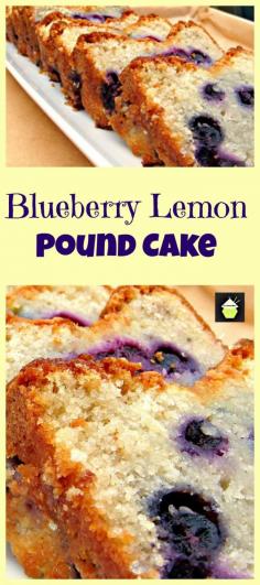 
                    
                        Blueberry Lemon Pound Cake.Really delicious and easy to make too!
                    
                